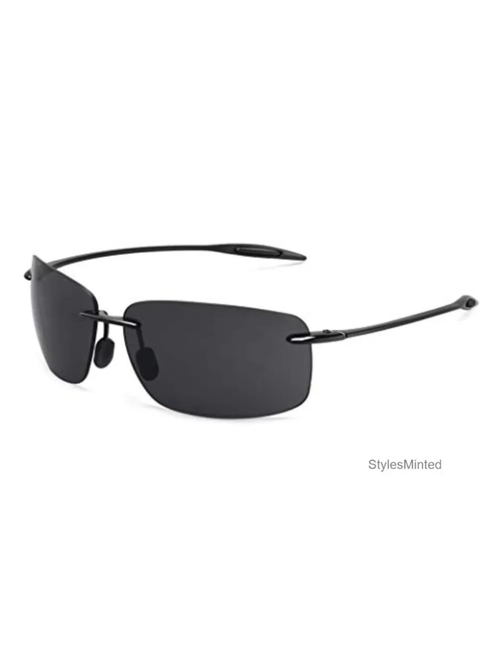 Tr90 Rimless Sports Sunglasses for Running Fishing Golf Driving
